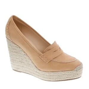 Altuzarra for JCrew Loafer Espadrille Wedge Platform Shoes